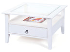 Inter Link Table basse, avec dessus en verre