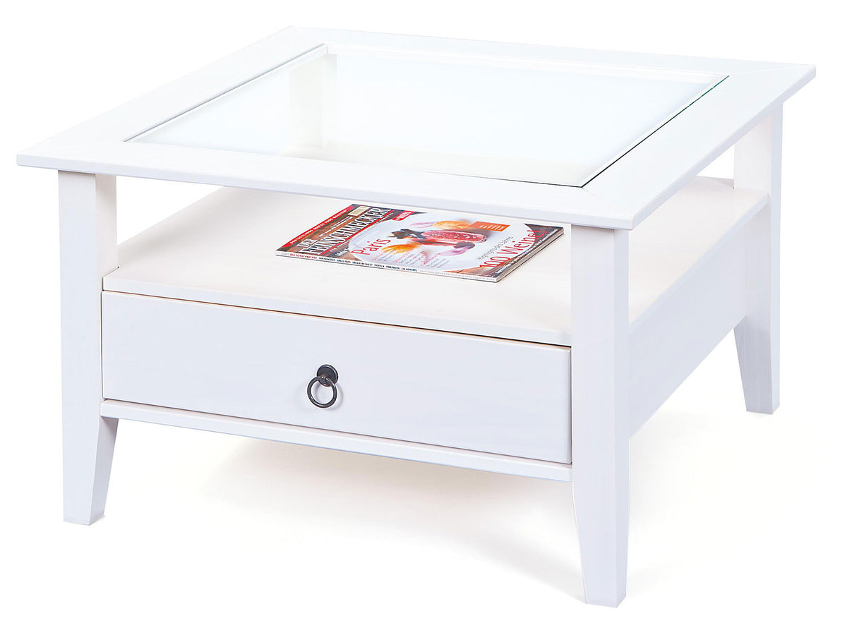 Inter Link Table basse, avec dessus en verre