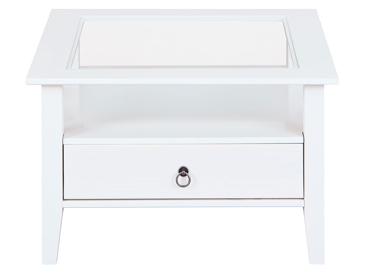 Inter Link Table basse, avec dessus en verre