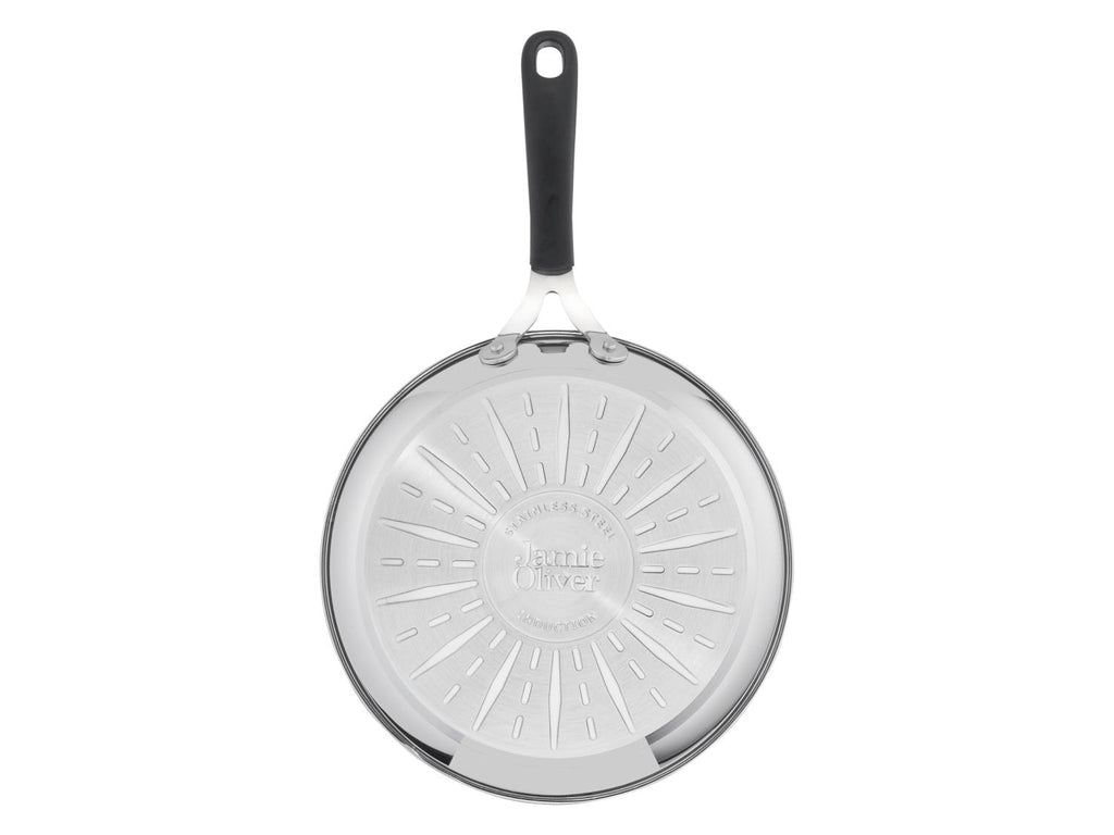 Poêle à frire en acier inoxydable Kitchen Essentials »E3140632«, Ø 28 cm