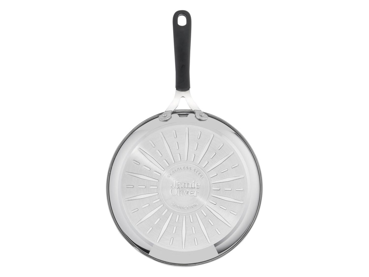 Poêle à frire en acier inoxydable Kitchen Essentials »E3140632«, Ø 28 cm