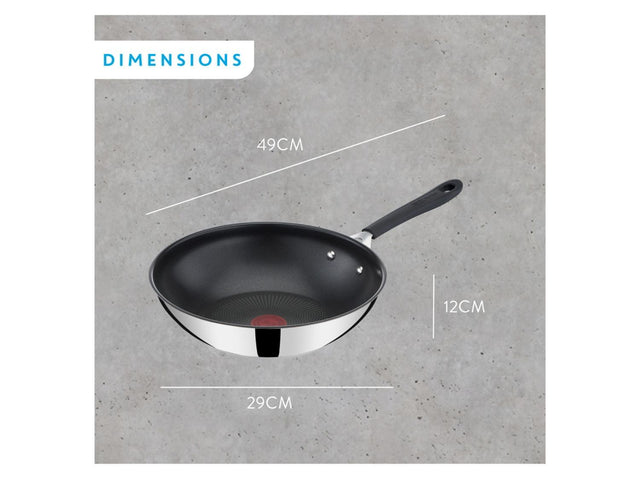Wok en acier inoxydable Quick & Easy, Ø 28 cm