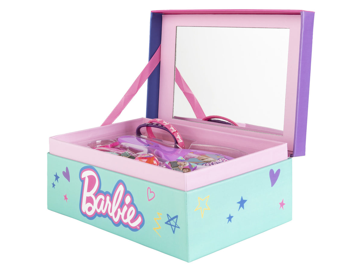 Boîte à bijoux Barbie avec accessoires