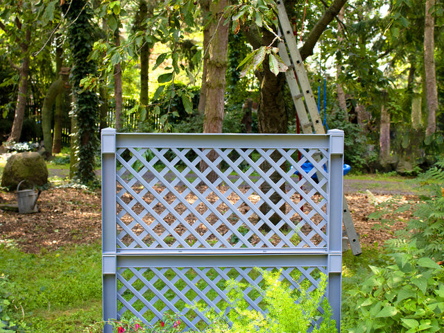 Bac à plantes avec treillis central, l 100 x H 140 x P 43 cm, 110 L