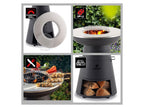 Brasero 2 en 1 avec plancha, Ø 27,5 cm