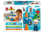 10471 Moto de police bleue