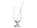 Verres à cocktail et pailles en verre « TAVOLINO », 8 pièces
