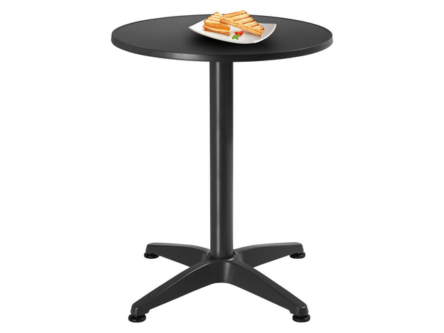 2 en 1 : Table de bistrot et mange-debout