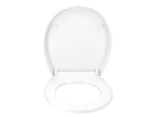 Abattant de WC en thermoplastique, avec fermeture en douceur