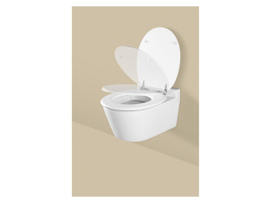 Abattant WC, avec fermeture en douceur