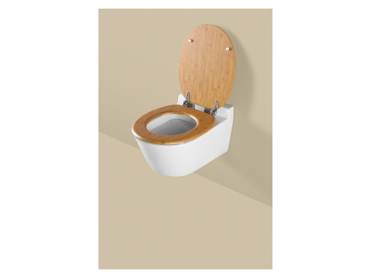 Abattant WC, avec fermeture en douceur