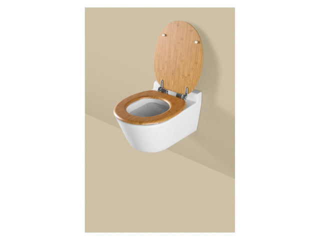 Abattant WC, avec fermeture en douceur