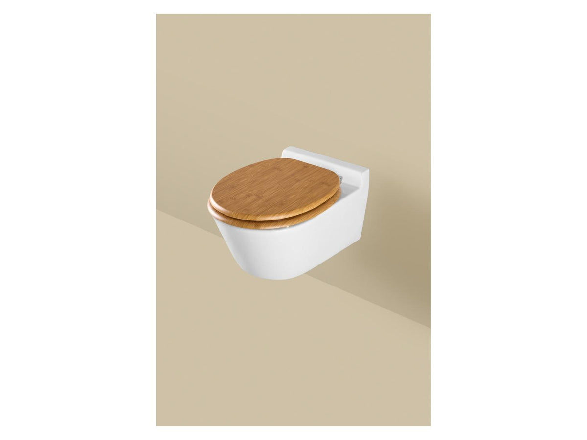 Abattant WC, avec fermeture en douceur