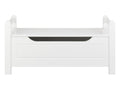 Banquette avec espace de rangement, 88 x 43 x 38 cm, blanc