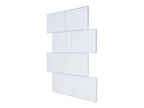 Carrelage adhésif mural décoratif, 10 pièces