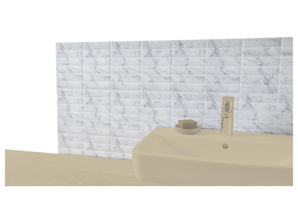 Carrelage adhésif mural décoratif, 10 pièces