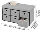 Coffre de rangement, 6 compartiments