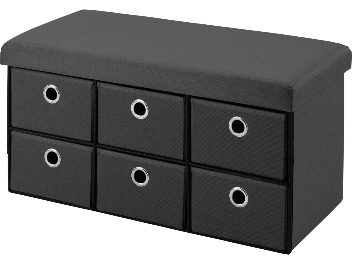 Coffre de rangement, 6 compartiments
