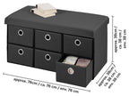 Coffre de rangement, 6 compartiments