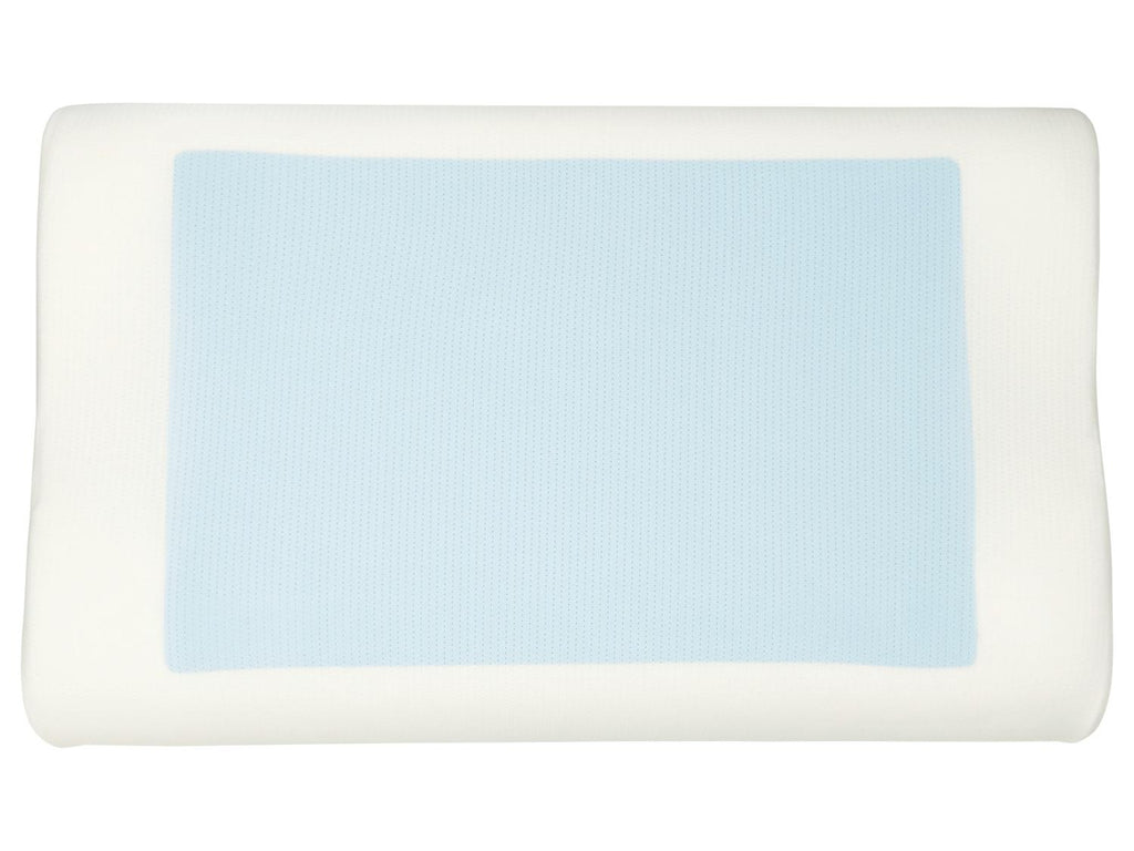 Coussin cale-nuque avec gel, 48 x 30 x 11 cm