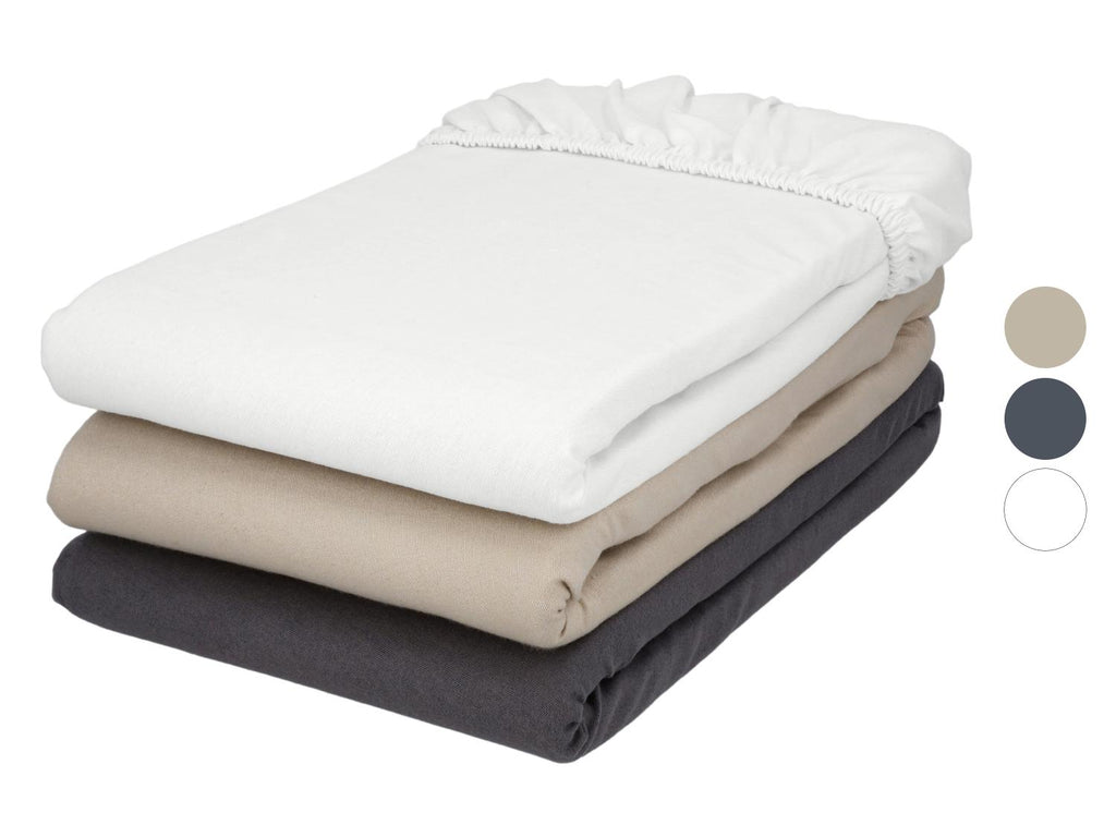 Drap-housse en flanelle fine, 90-100 x 200 cm