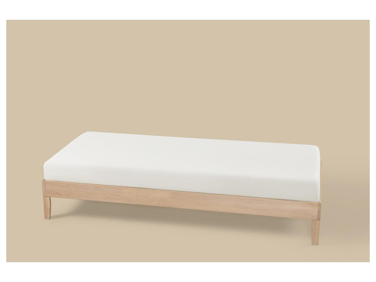 Drap-housse en flanelle fine, 90-100 x 200 cm