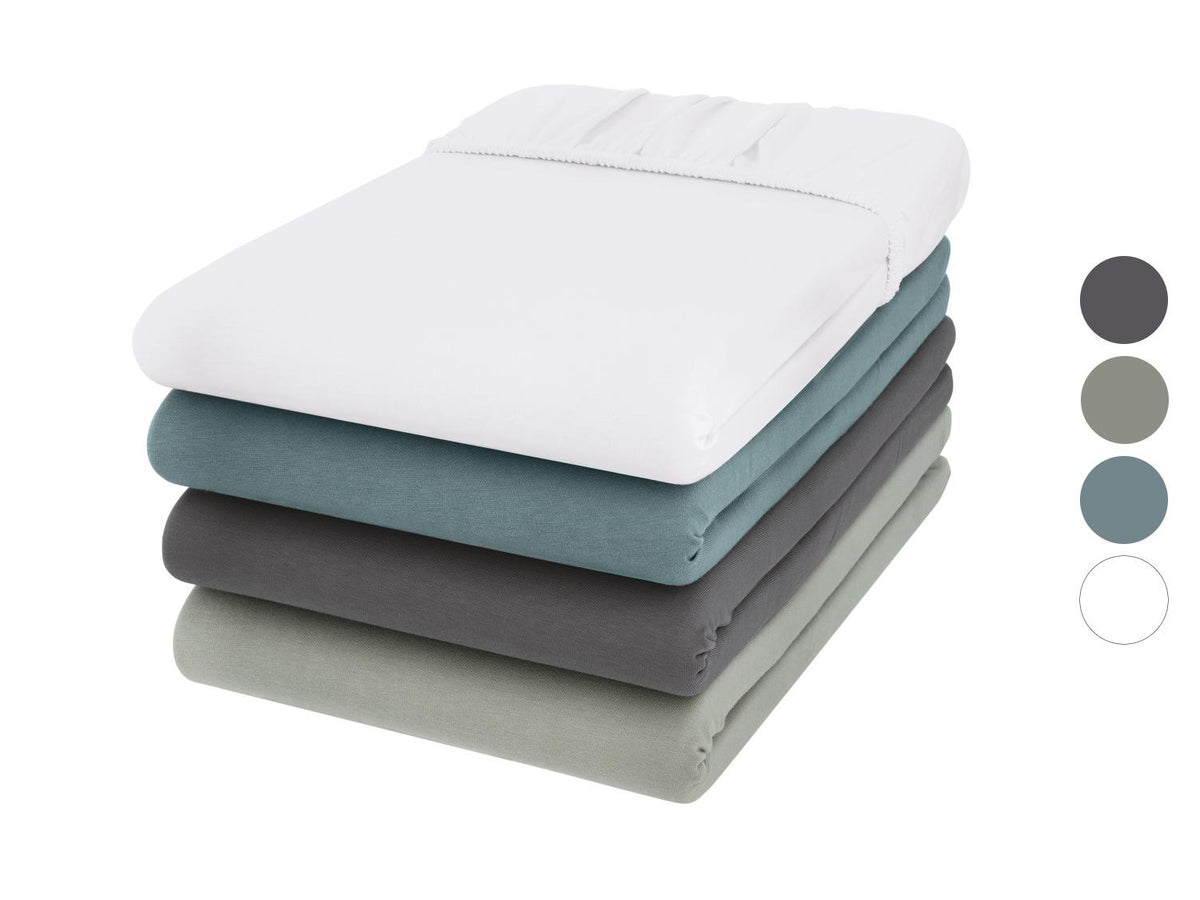 Drap-housse en jersey, 180-200 x 200 cm
