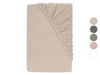 Drap-housse en mousseline, 140-160 x 200 cm
