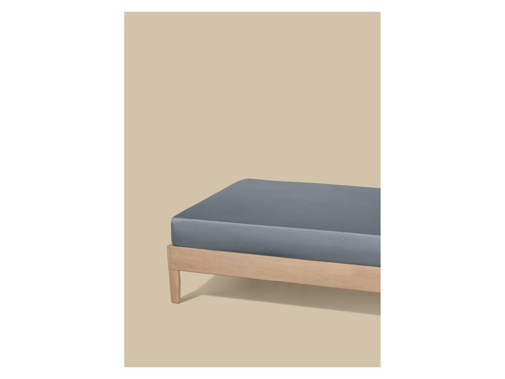 Drap-housse en satin, 90-100 x 200 cm