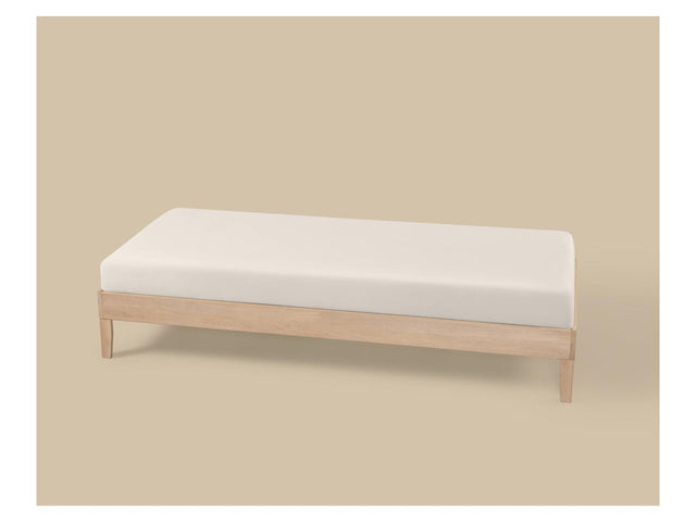 Drap-housse en satin de coton, 90-100 x 200 cm