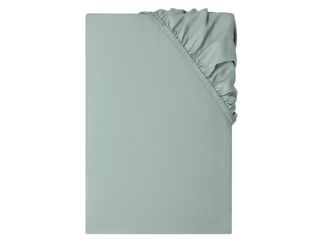 Drap-housse en satin de coton, 90-100 x 200 cm