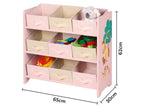 Étagère de rangement, 65 x 62 x 30 cm