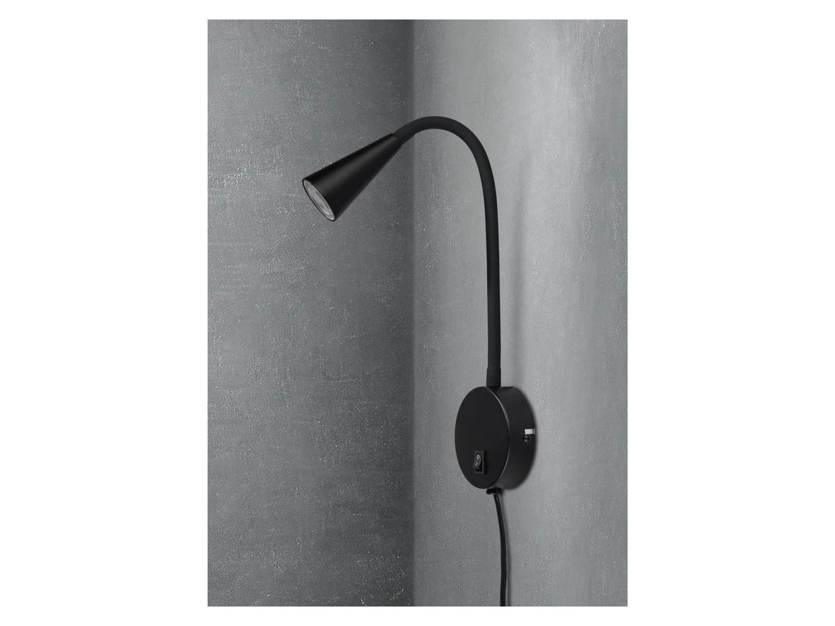 Applique LED, avec bras flexible en métal
