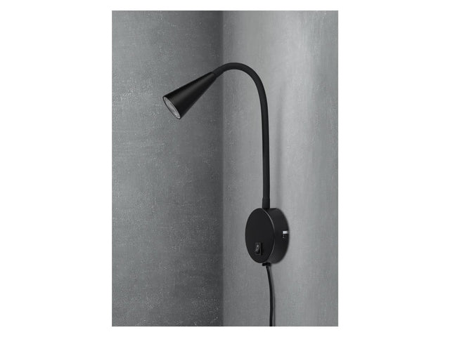Applique LED, avec bras flexible en métal