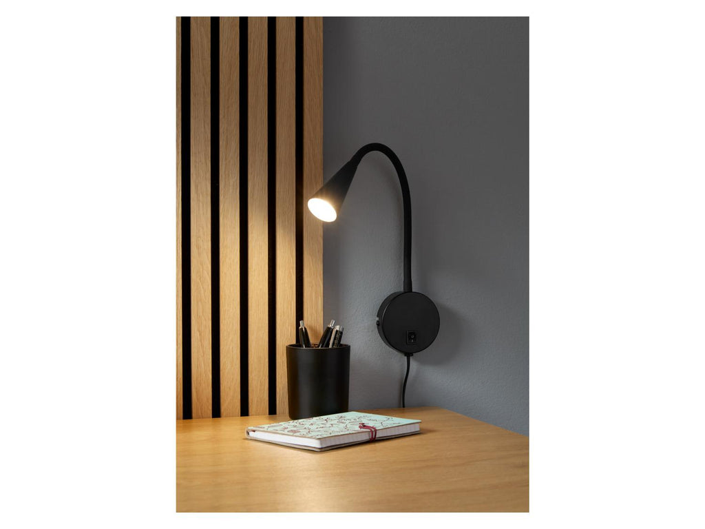 Applique LED, avec bras flexible en métal