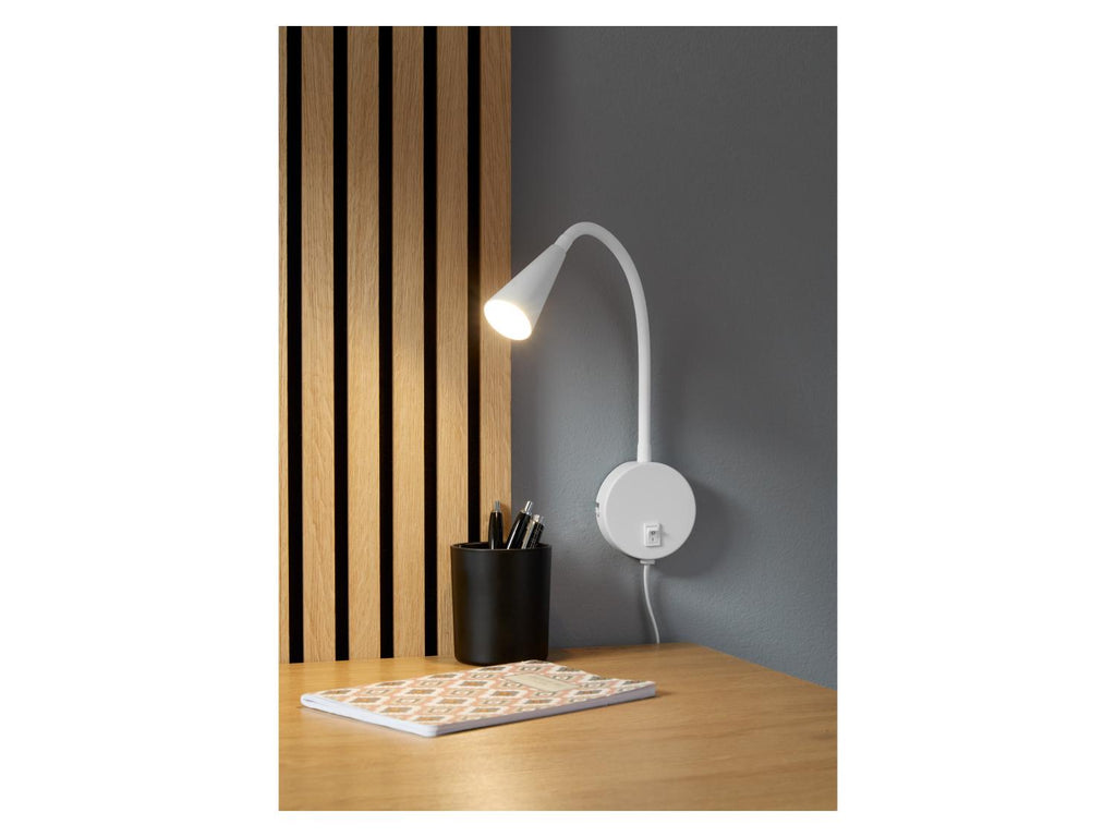 Applique LED, avec bras flexible en métal