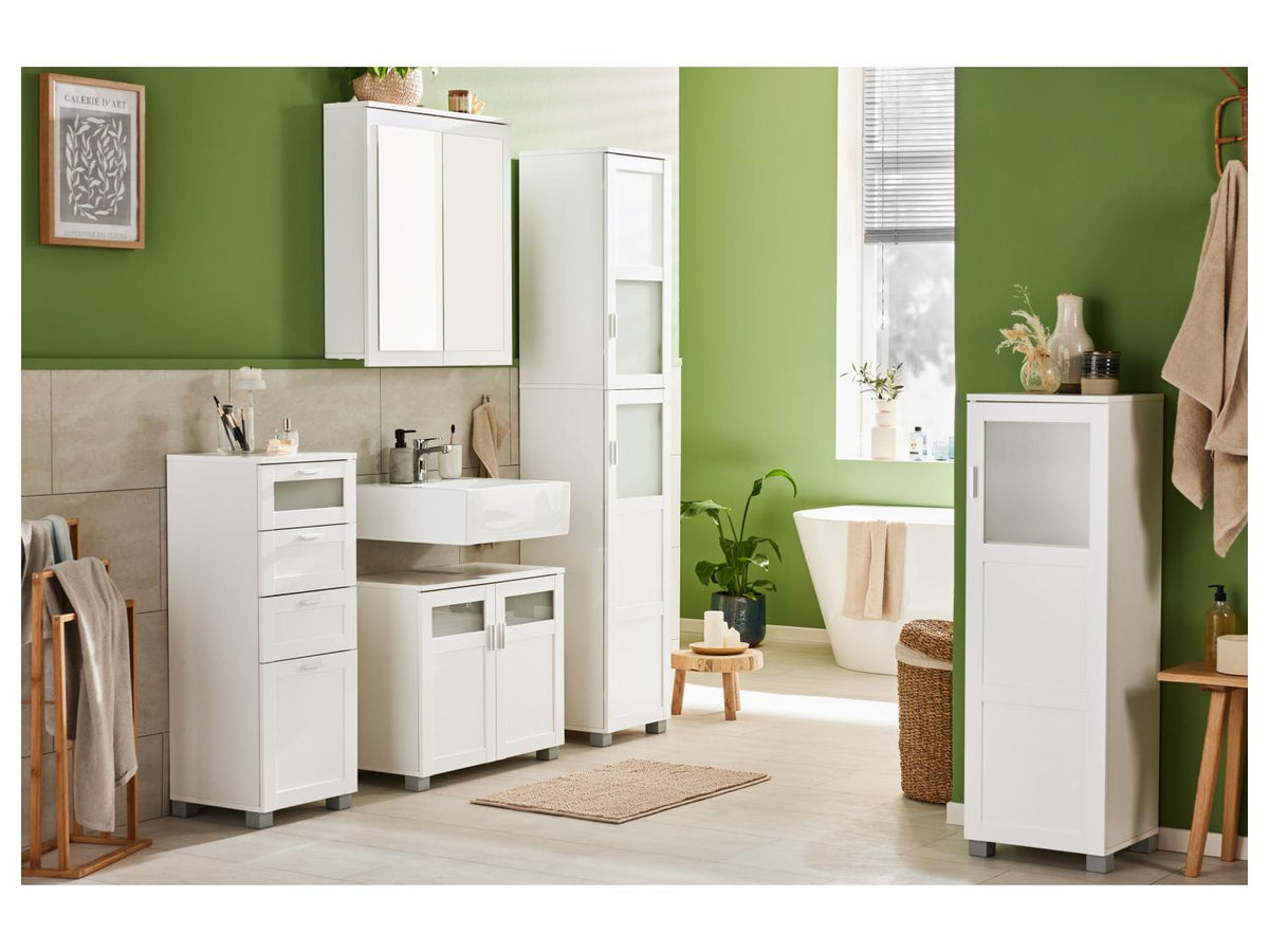 Armoire de toilette + meuble sous-vasque Basel