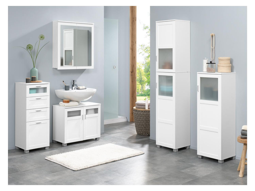 Armoire de toilette + meuble sous-vasque Basel