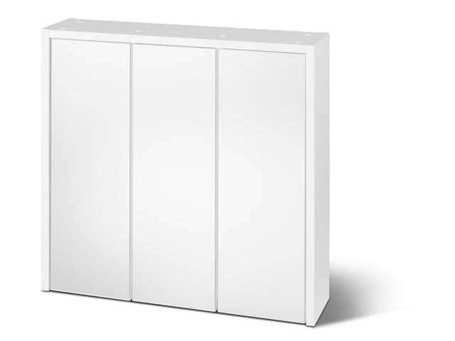 Armoire de toilette miroir, 64,3 x 60,7 x 16,2 cm, blanche