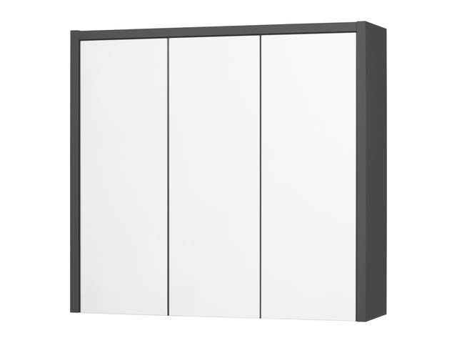 Armoire de toilette OSLO, 65 x 60 x 17 cm, noir