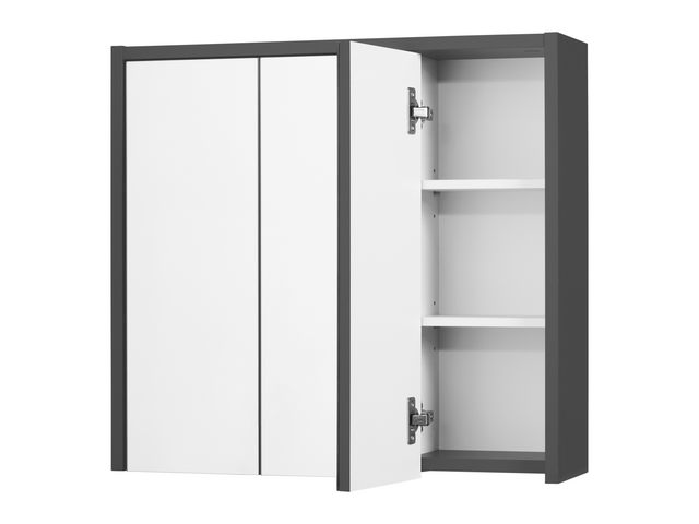 Armoire de toilette OSLO, 65 x 60 x 17 cm, noir