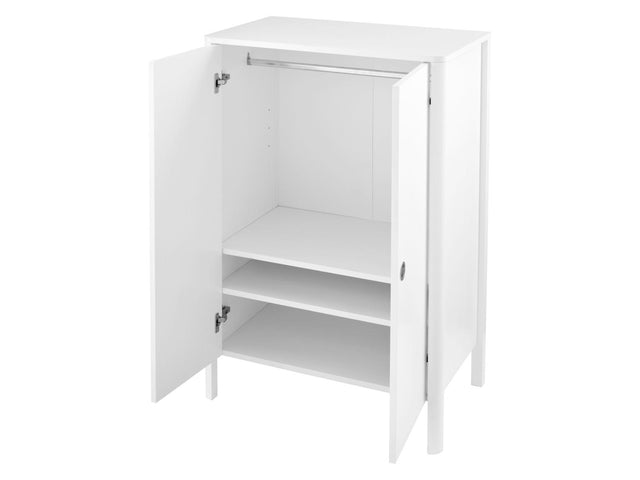 Armoire enfant, 80 x 50 x 118 cm, blanche