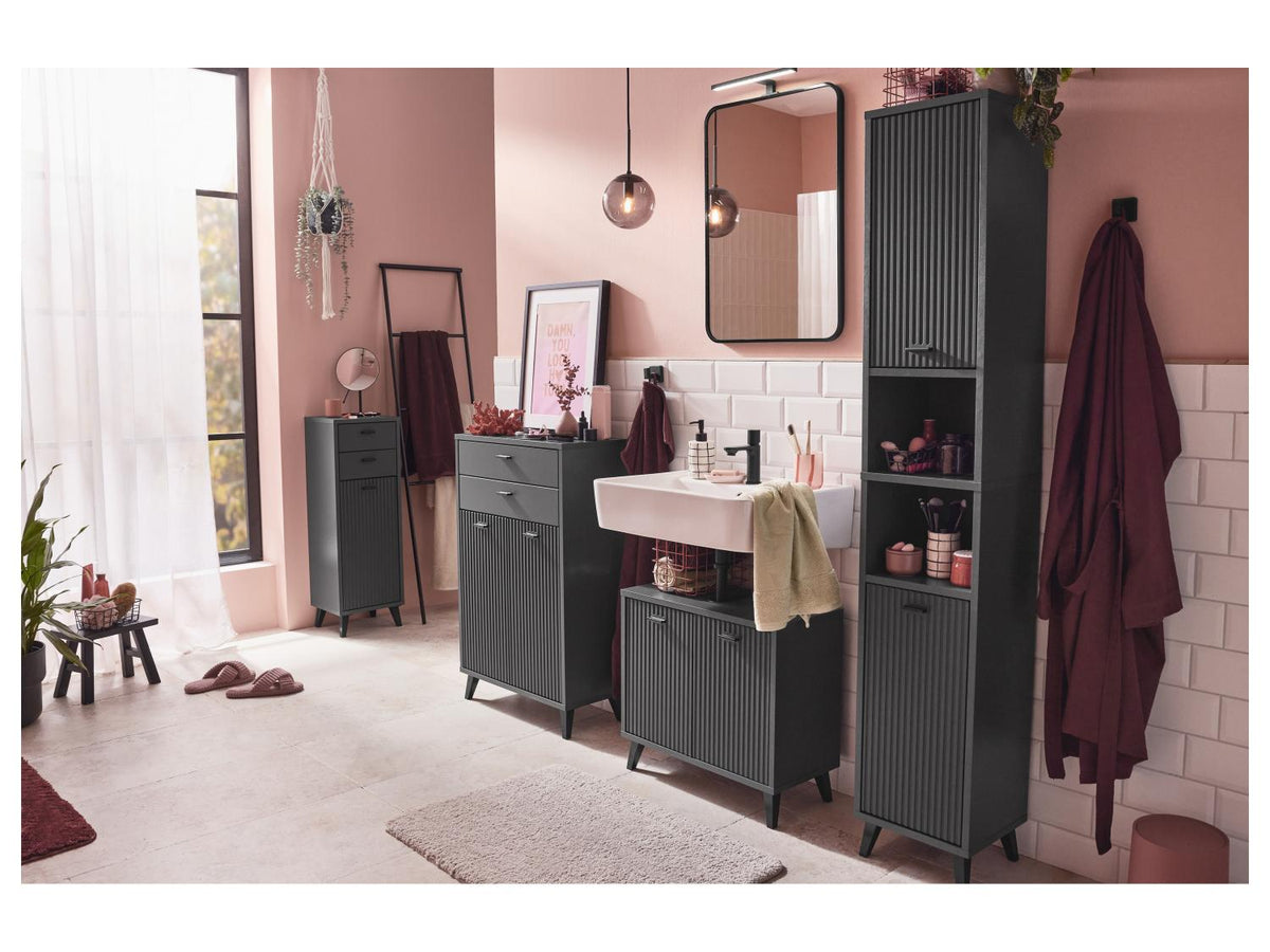 Armoire haute de salle de bains