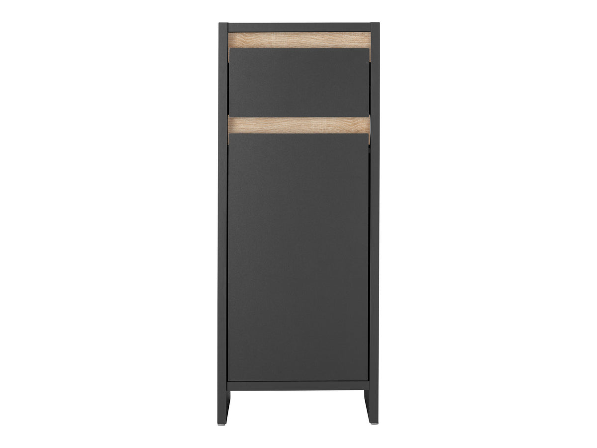 Armoire latérale de salle de bains Oslo, 32 x 80 x 28 cm, anthracite