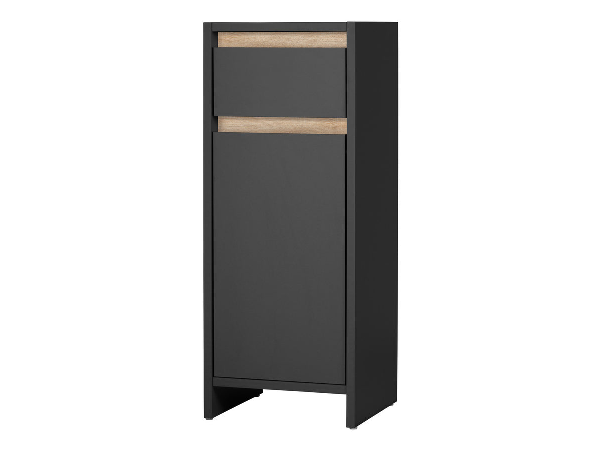 Armoire latérale de salle de bains Oslo, 32 x 80 x 28 cm, anthracite