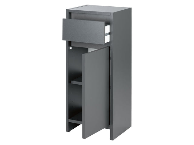 Armoire latérale de salle de bains Oslo, 32 x 80 x 28 cm, anthracite