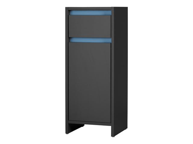 Armoire latérale de salle de bains Oslo, 32 x 80 x 28 cm, anthracite