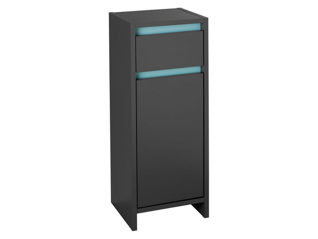 Armoire latérale de salle de bains Oslo, 32 x 80 x 28 cm, anthracite