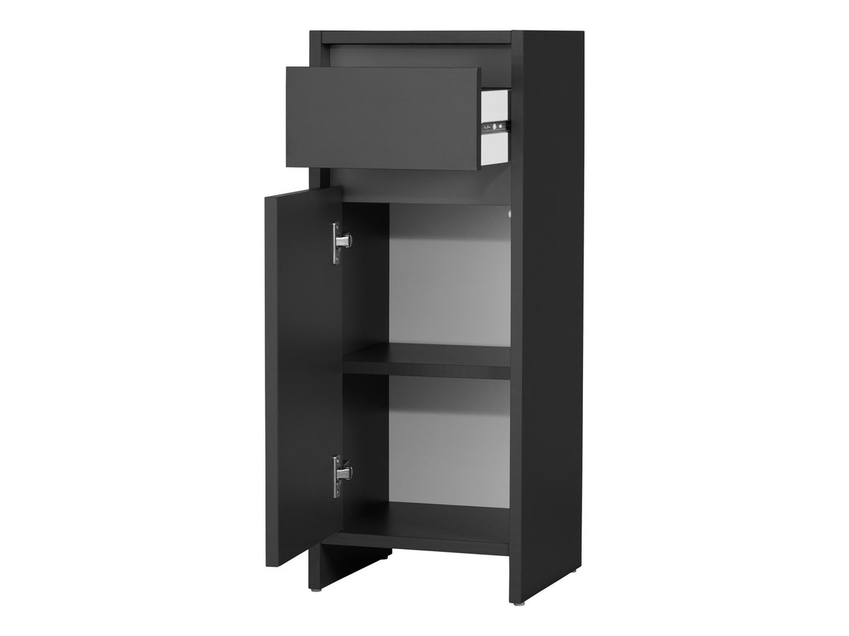 Armoire latérale de salle de bains Oslo, 32 x 80 x 28 cm, anthracite