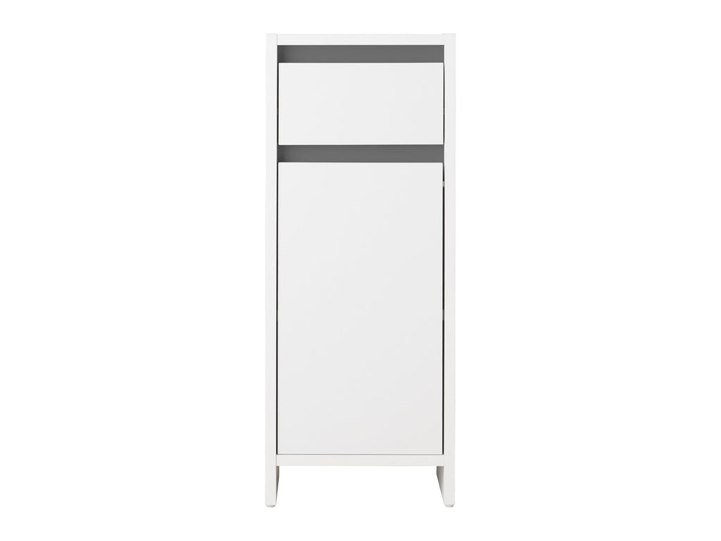Armoire latérale de salle de bains Oslo, 32 x 80 x 28 cm, blanche